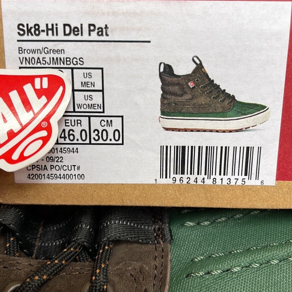 Vans Sk8-Hi Del Pat
Brown/Green
VNOA5JMNBGS
WMNS boots MTE - Picture 16 of 16